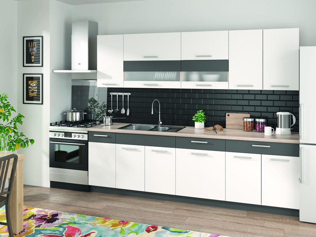 Πολυμορφικό ντουλάπι με συρτάρι Mode White 124