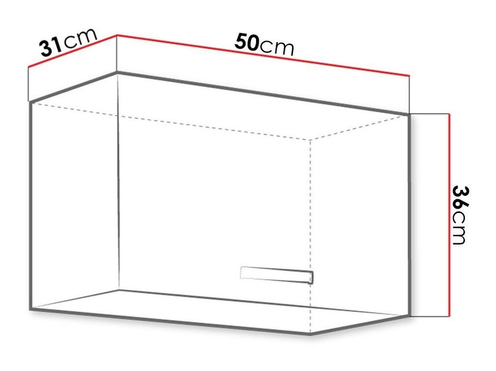Modular wall cabinet Multi Cream 120