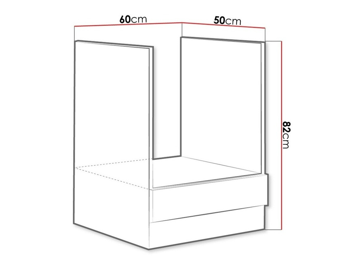 Modular cabinet for built-in appliances Multi Cream 117