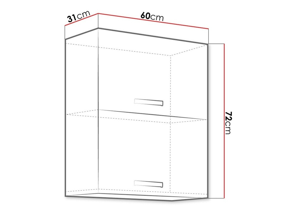 Modular wall cabinet Multi Grey 114