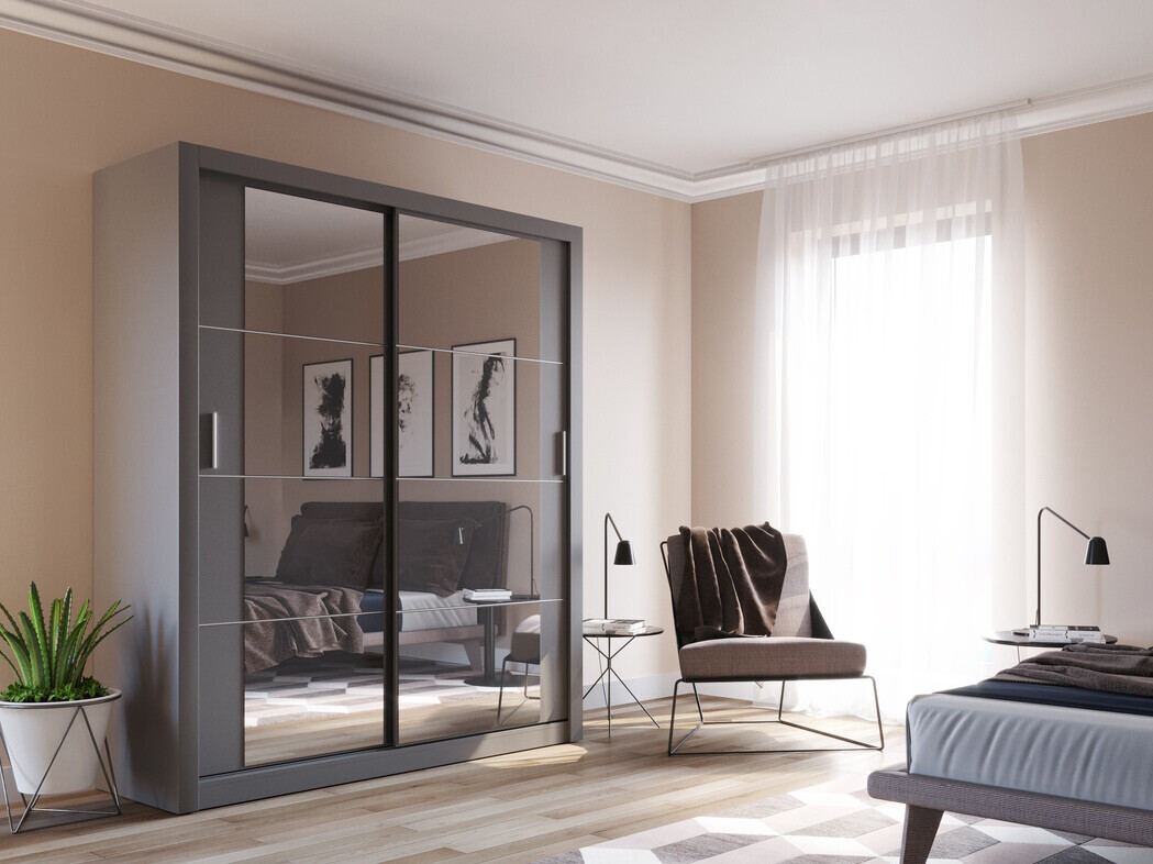 Wardrobe Fresno 102 (Grey)