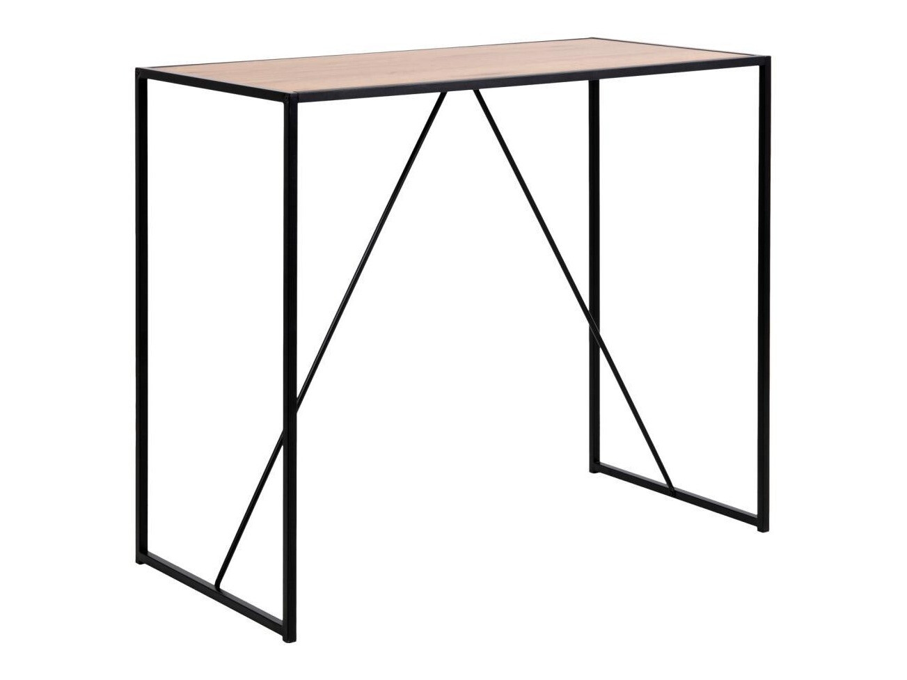Dining set Norsica 517 (Black + Light wood)