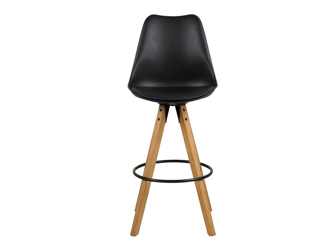 Dining set Norsica 517 (Black + Light wood)