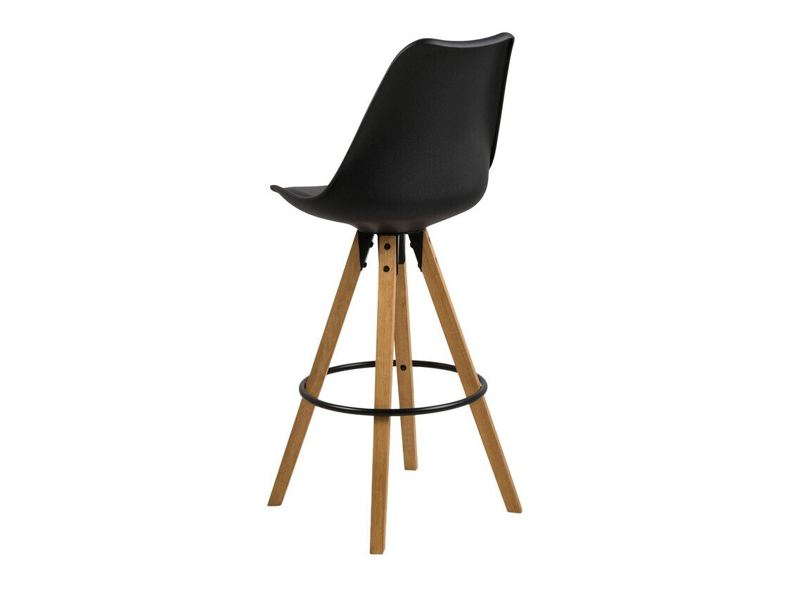Dining set Norsica 517 (Black + Light wood)