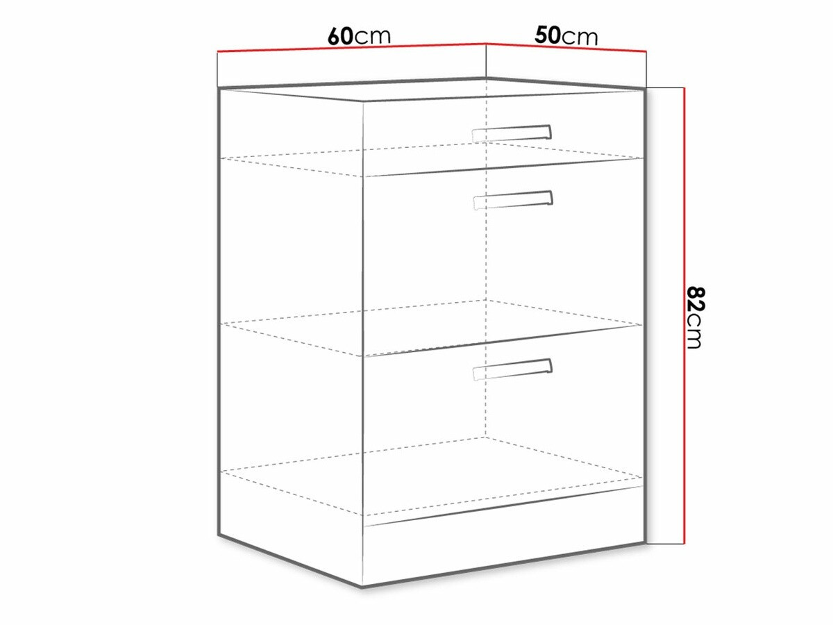 Modular cabinet with drawers Multi Cream 105
