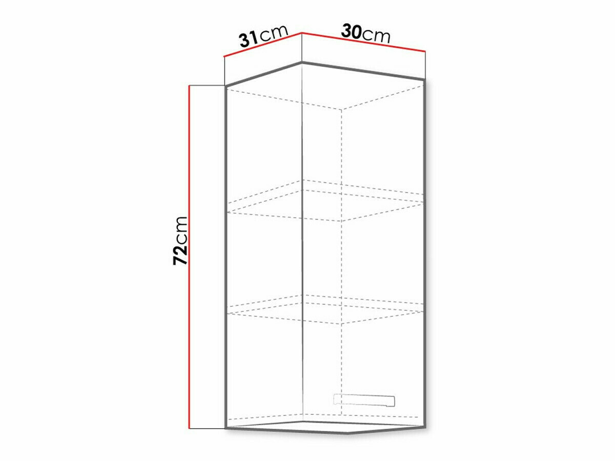Modular wall cabinet Multi Cream 104