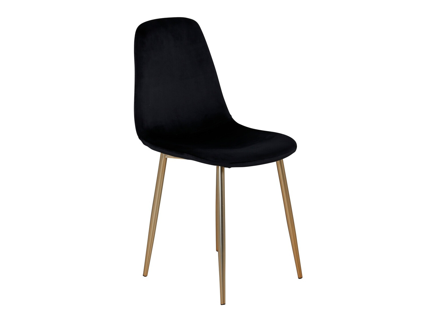 Chair Dallas 252 (Black + Brass)