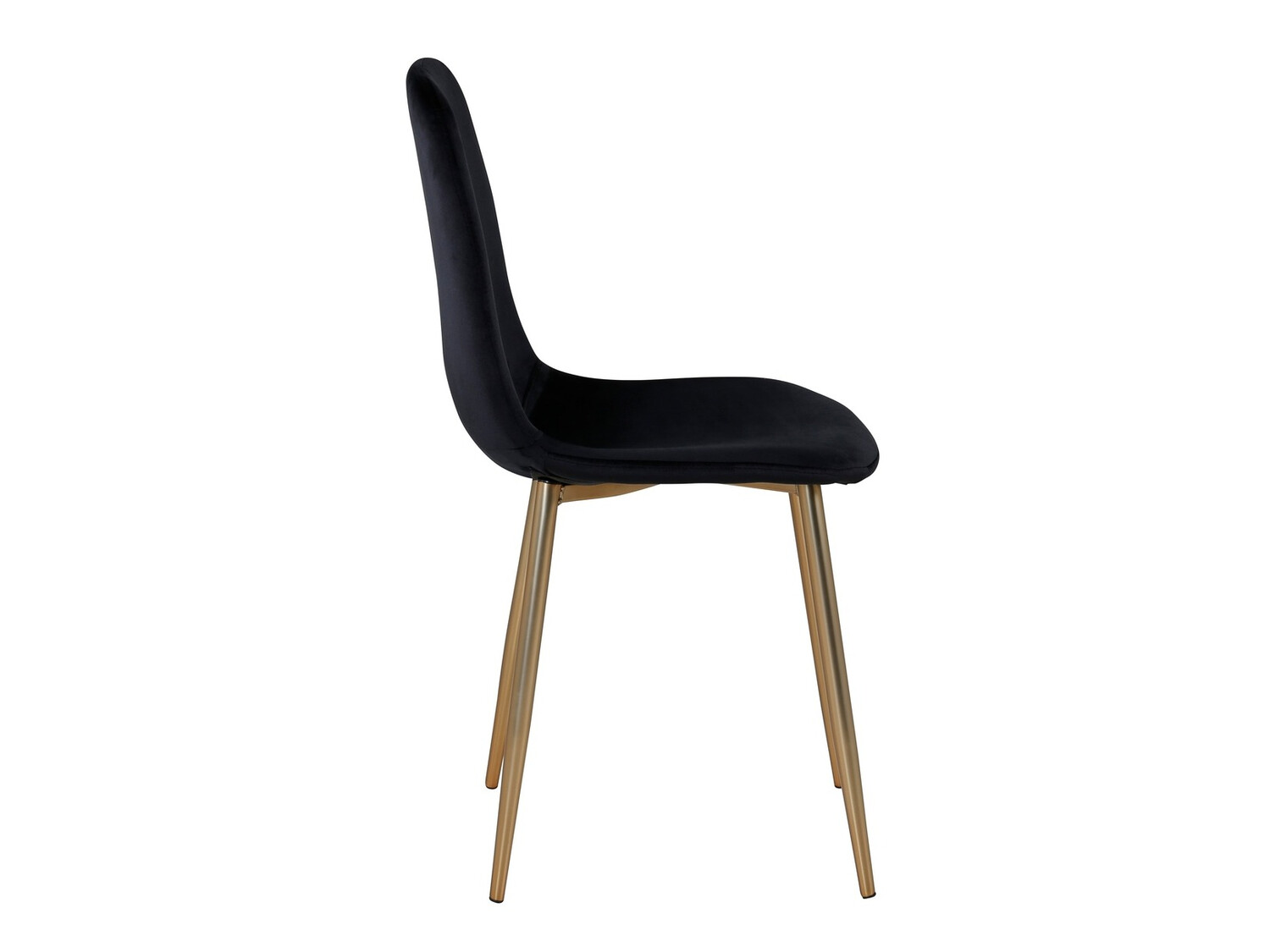 Chair Dallas 252 (Black + Brass)