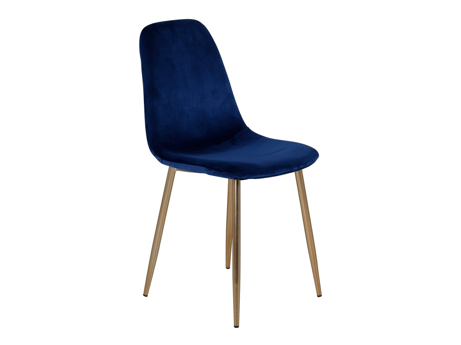 Chair Dallas 252 (Blue + Brass)