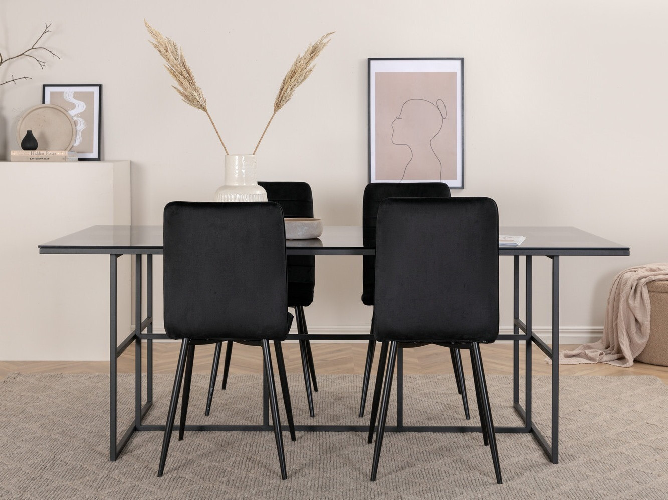 Dining set Dallas 2642 (Black)