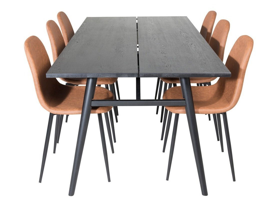 Dining set Dallas 1681 (Brown + Black)
