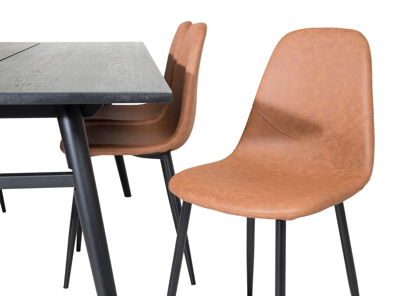 Dining set Dallas 1681 (Brown + Black)
