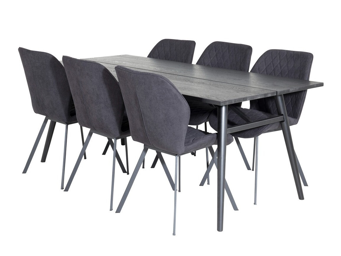 Dining set Dallas 1686 (Black)