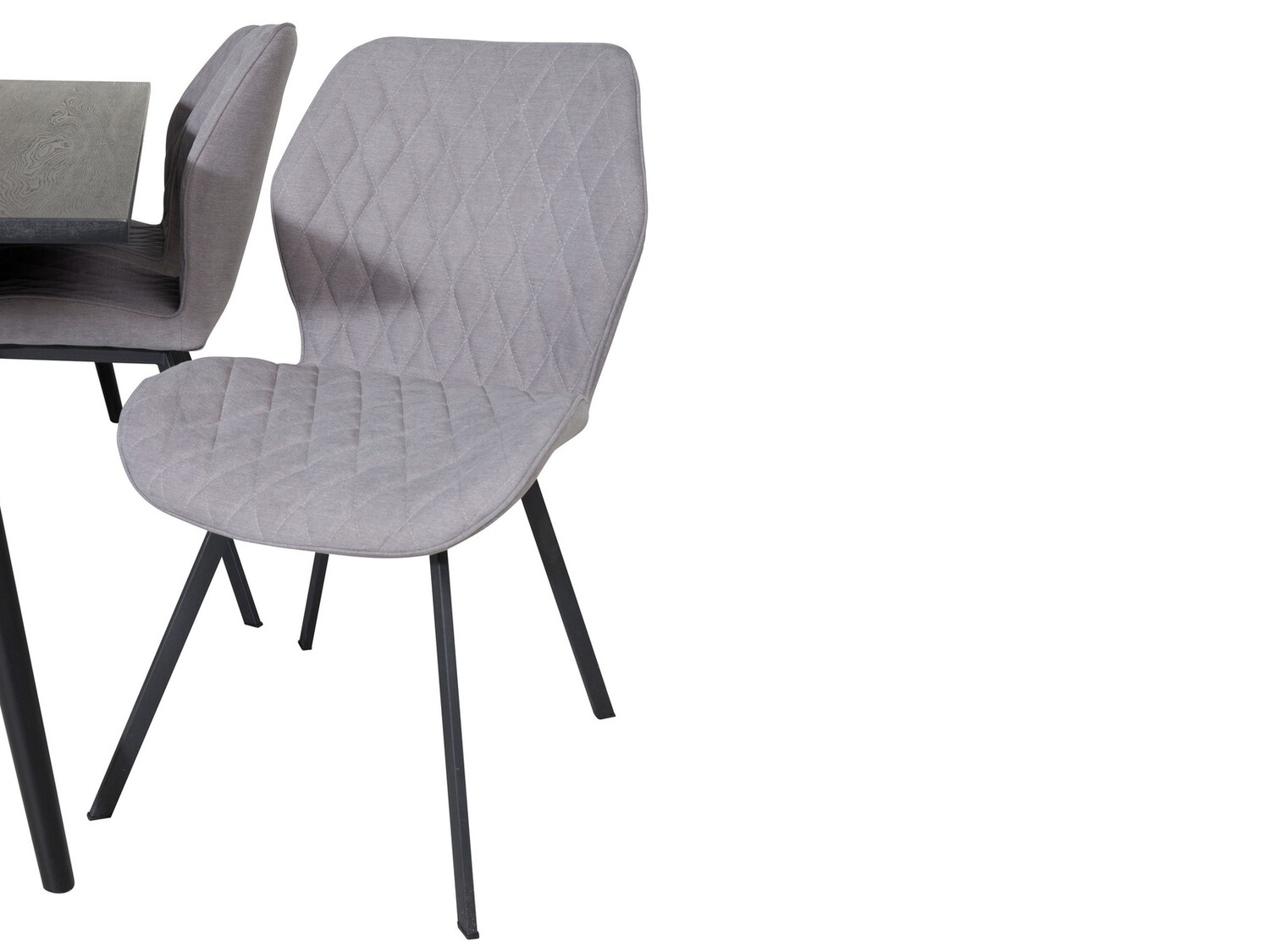 Dining set Dallas 1686 (Grey + Black)