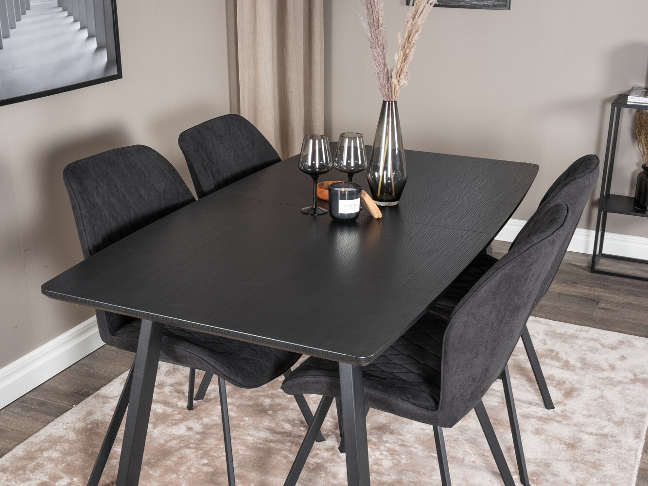 Dining set Dallas 1997 (Black)