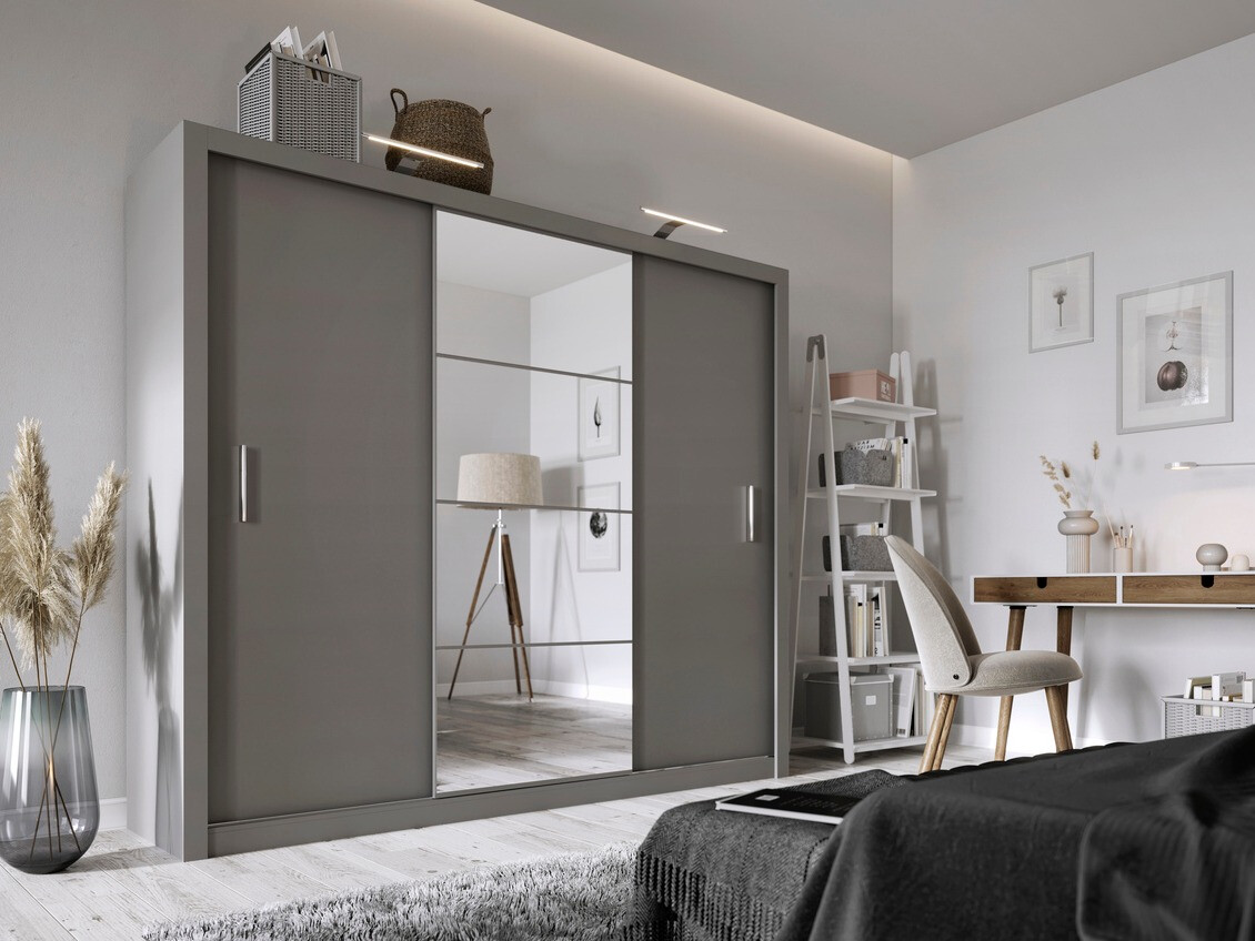 Wardrobe Cirdelu 101 (Grey)