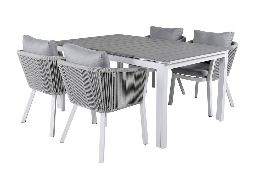 Outdoor table Dallas 665 (Grey + White)