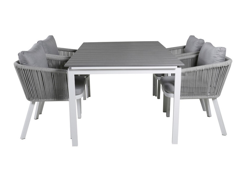 Outdoor table Dallas 665 (Grey + White)