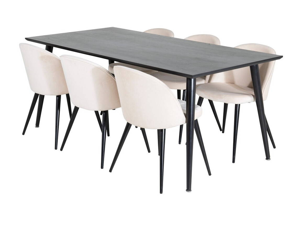 Dining set Dallas 1335 (Beige + Black)