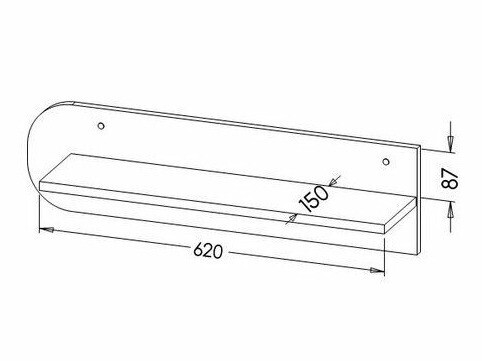 Ράφι τοίχου Lomteo 109