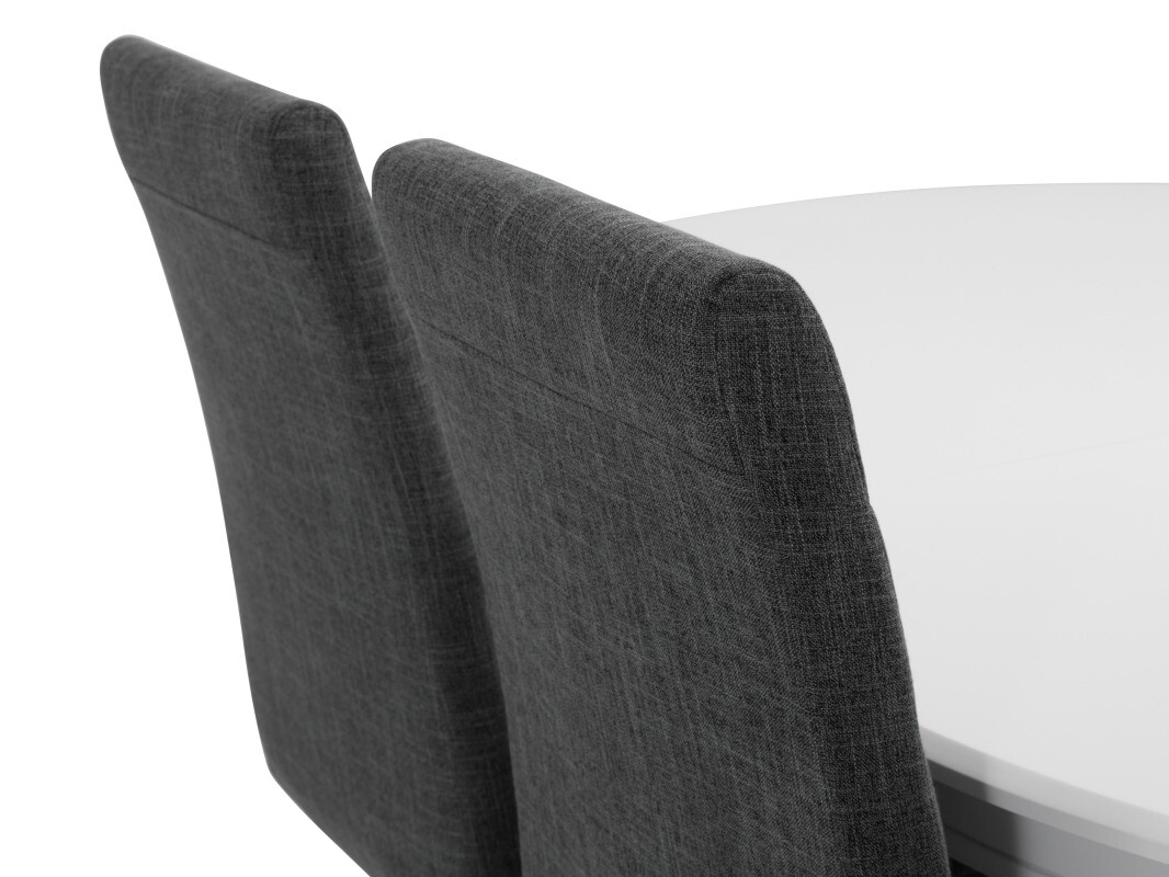 Σετ τραπεζαρίας Scandinavian Choice 565 (Γκρι + Ασημί)