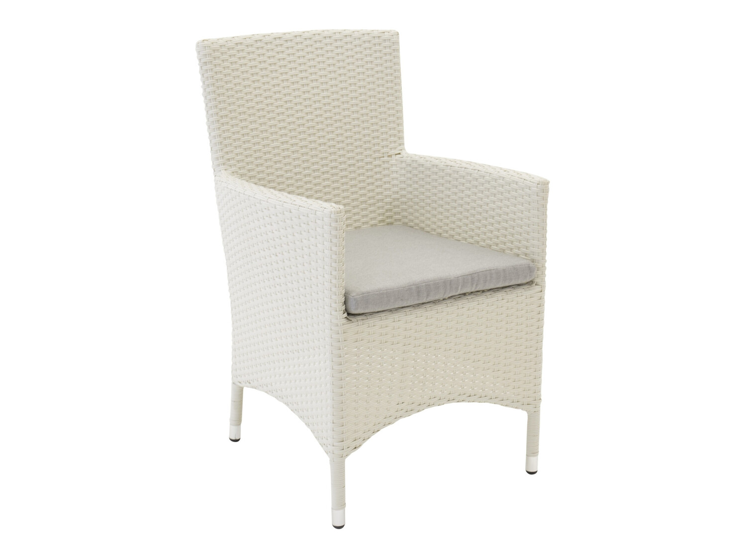 Πολυθρόνα εξωτερικού χώρου Dallas 739 (Άσπρο + Γκρι)