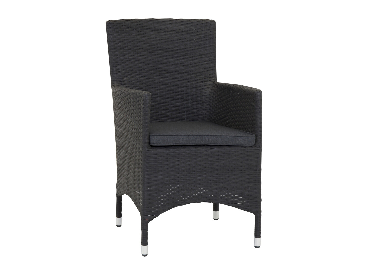 Πολυθρόνα εξωτερικού χώρου Dallas 739 (Μαύρο + Γκρι)