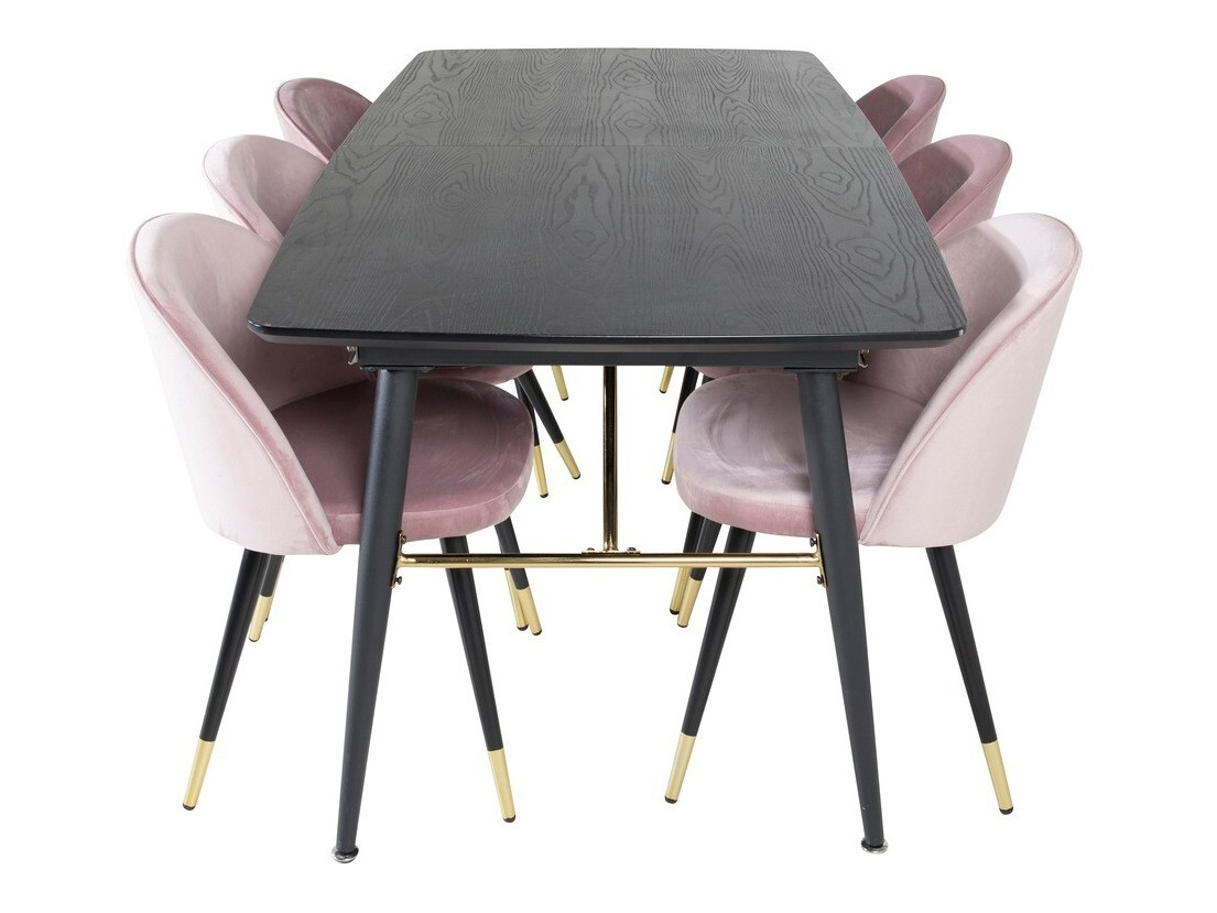 Dining set Dallas 1451 (Pink + Black)