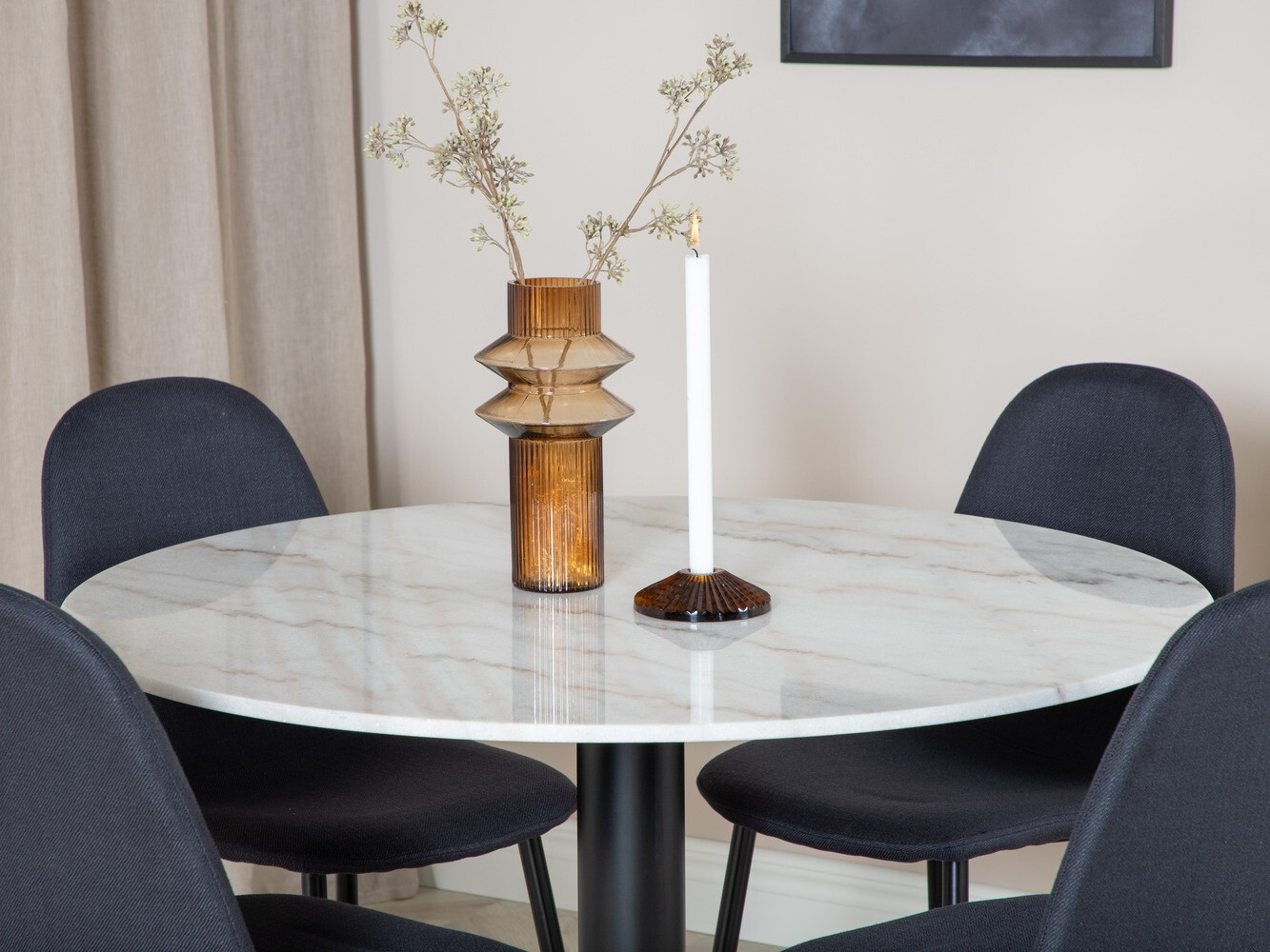 Dining set Dallas 1613 (Black)