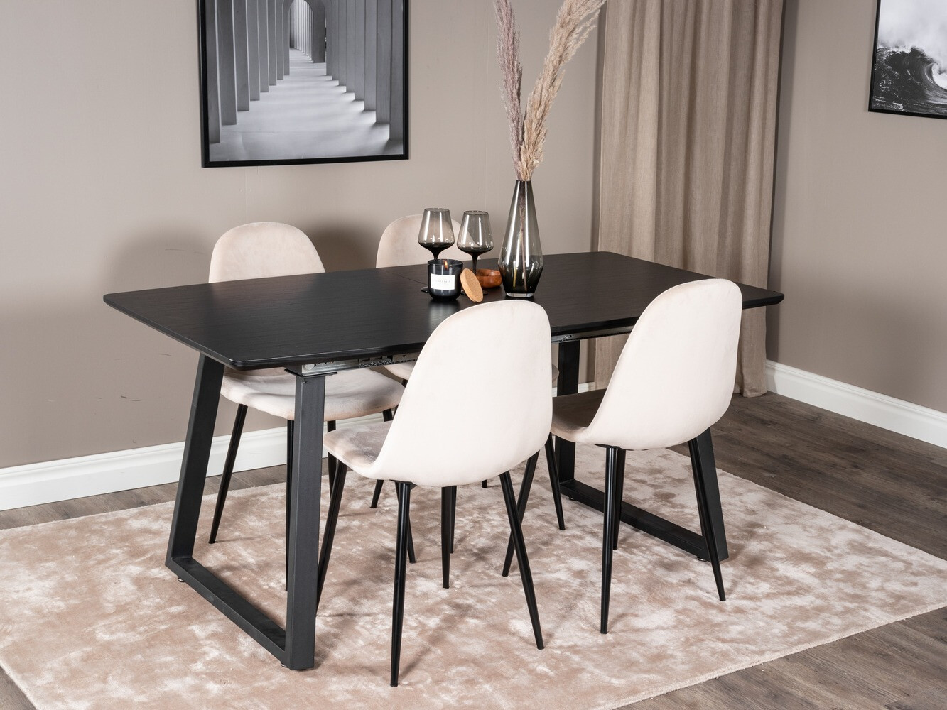 Dining set Dallas 1616 (Beige)