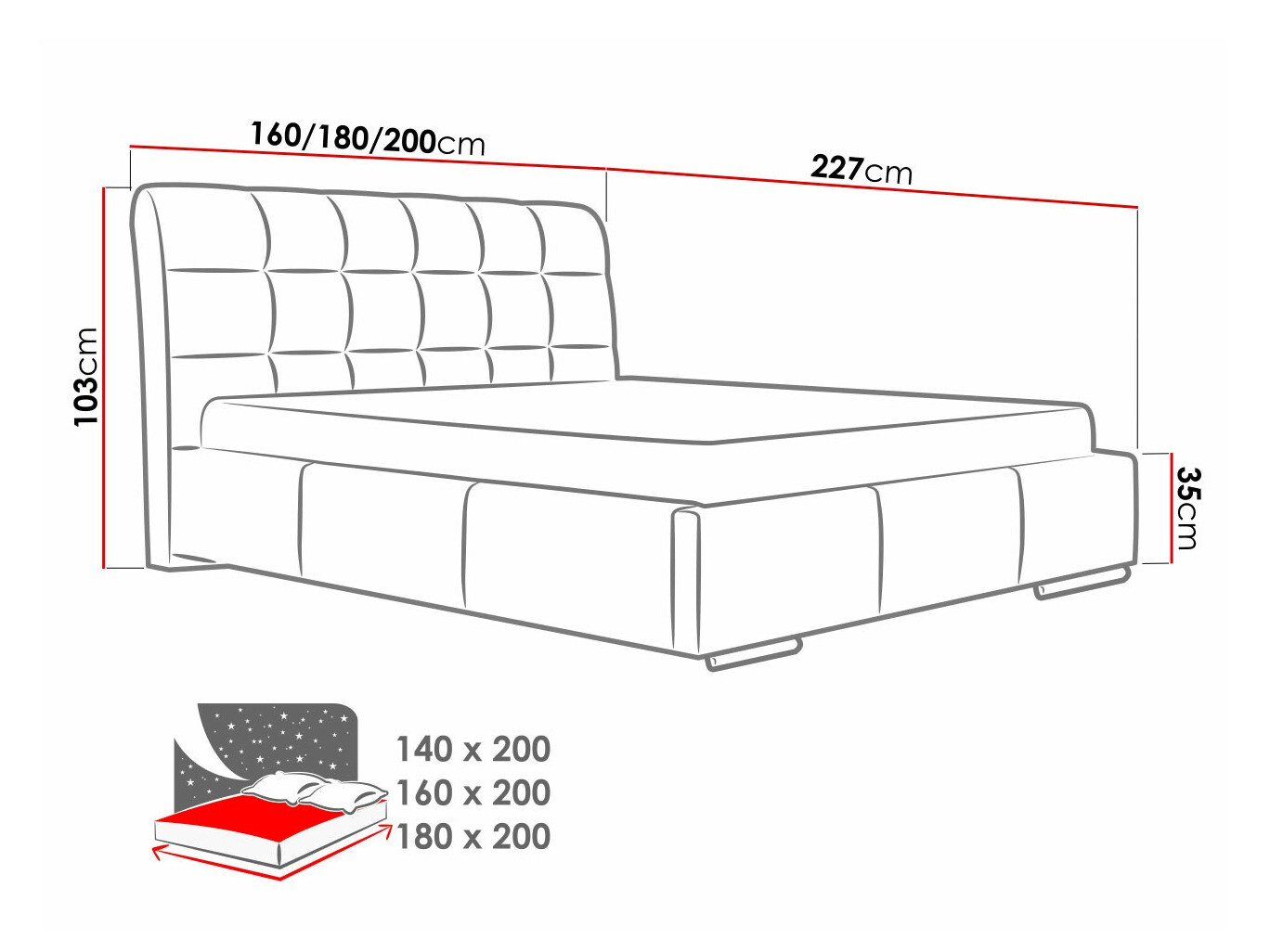 Κρεβάτι Fructus (Spirit 13)