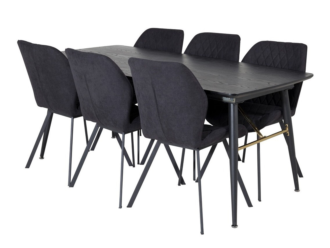 Dining set Dallas 1647 (Black)