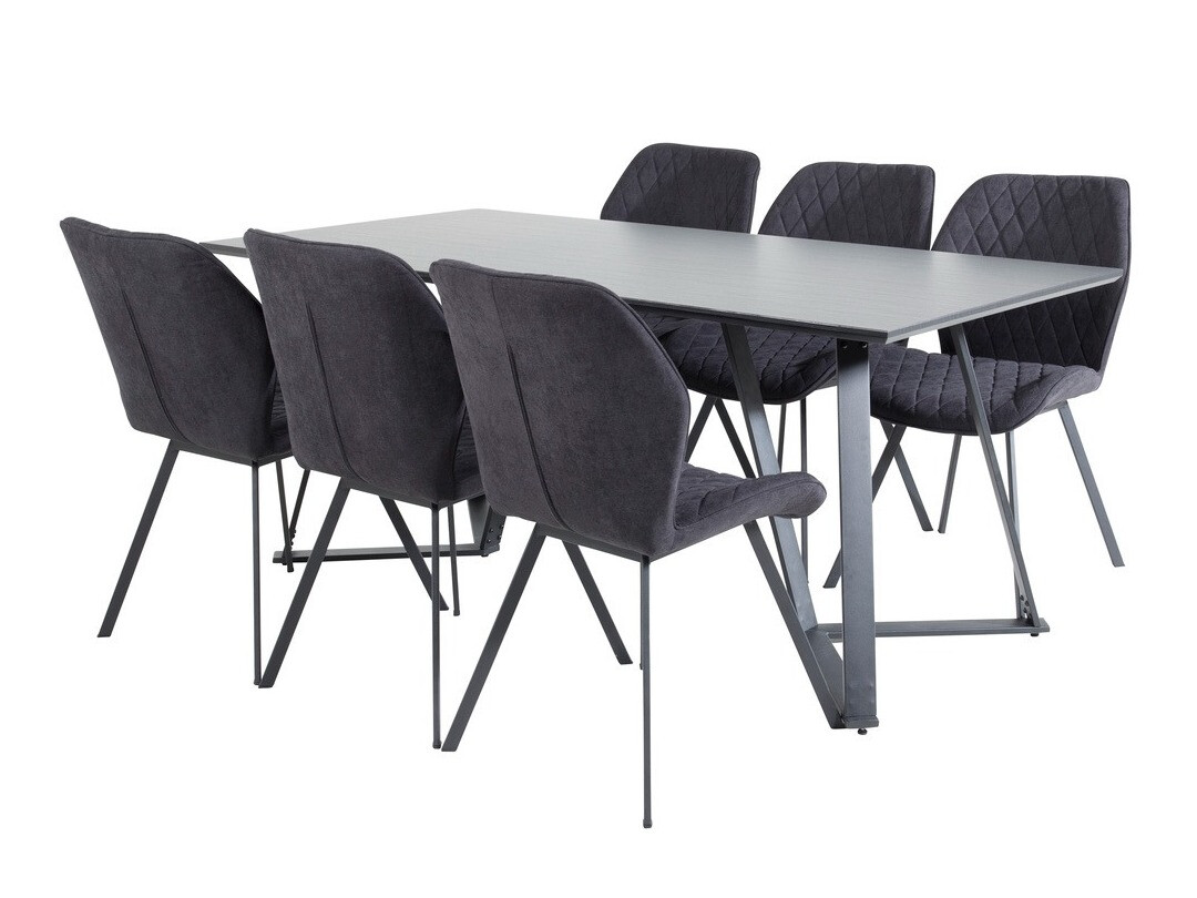 Dining set Dallas 1685 (Black)