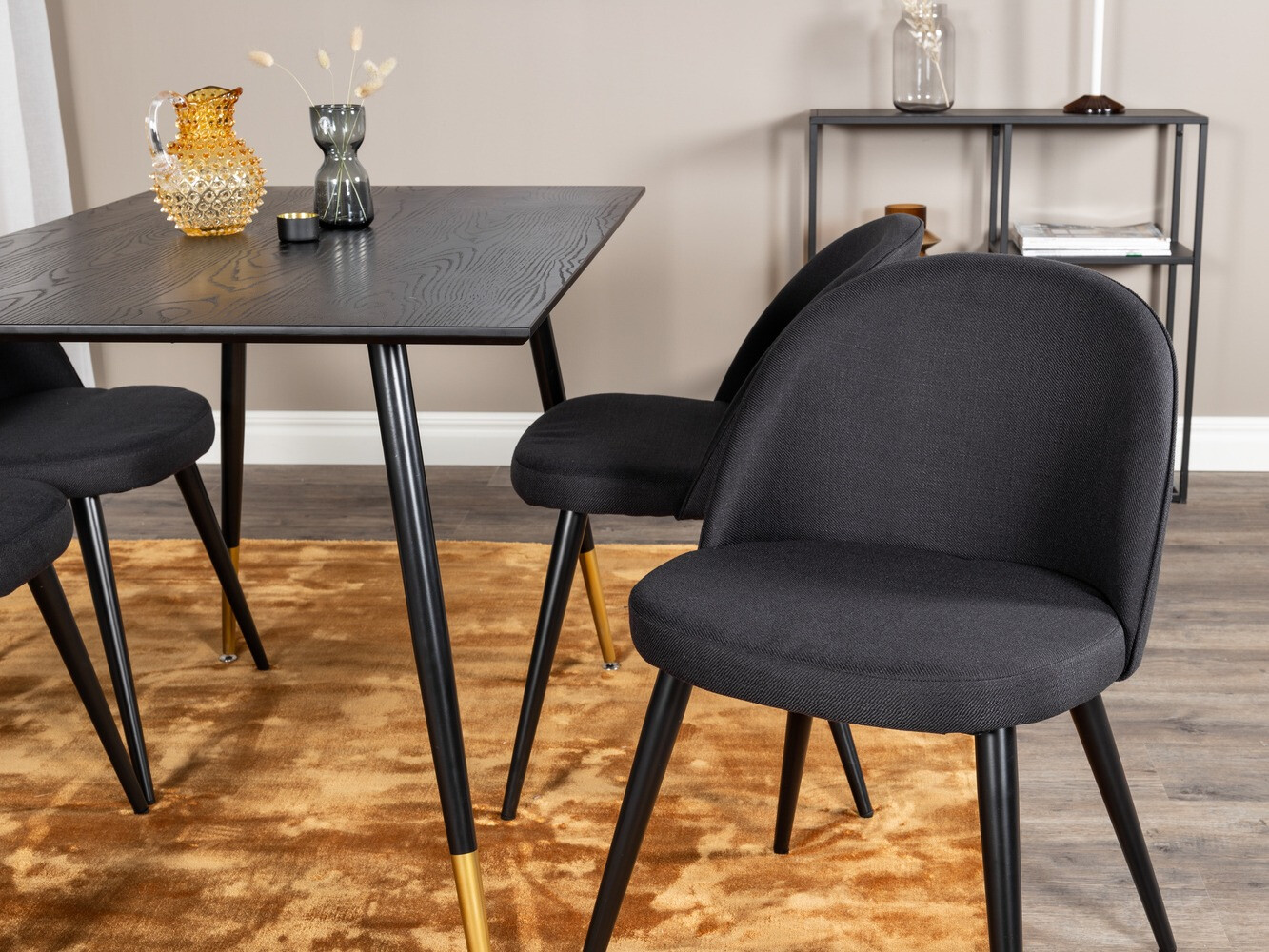 Dining set Dallas 1692 (Black)