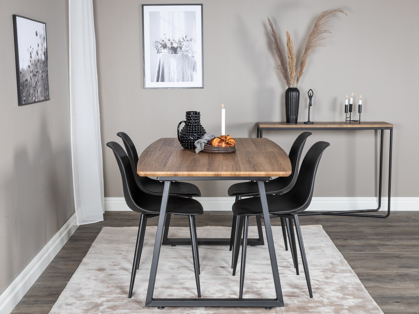 Dining set Dallas 329 (Black)