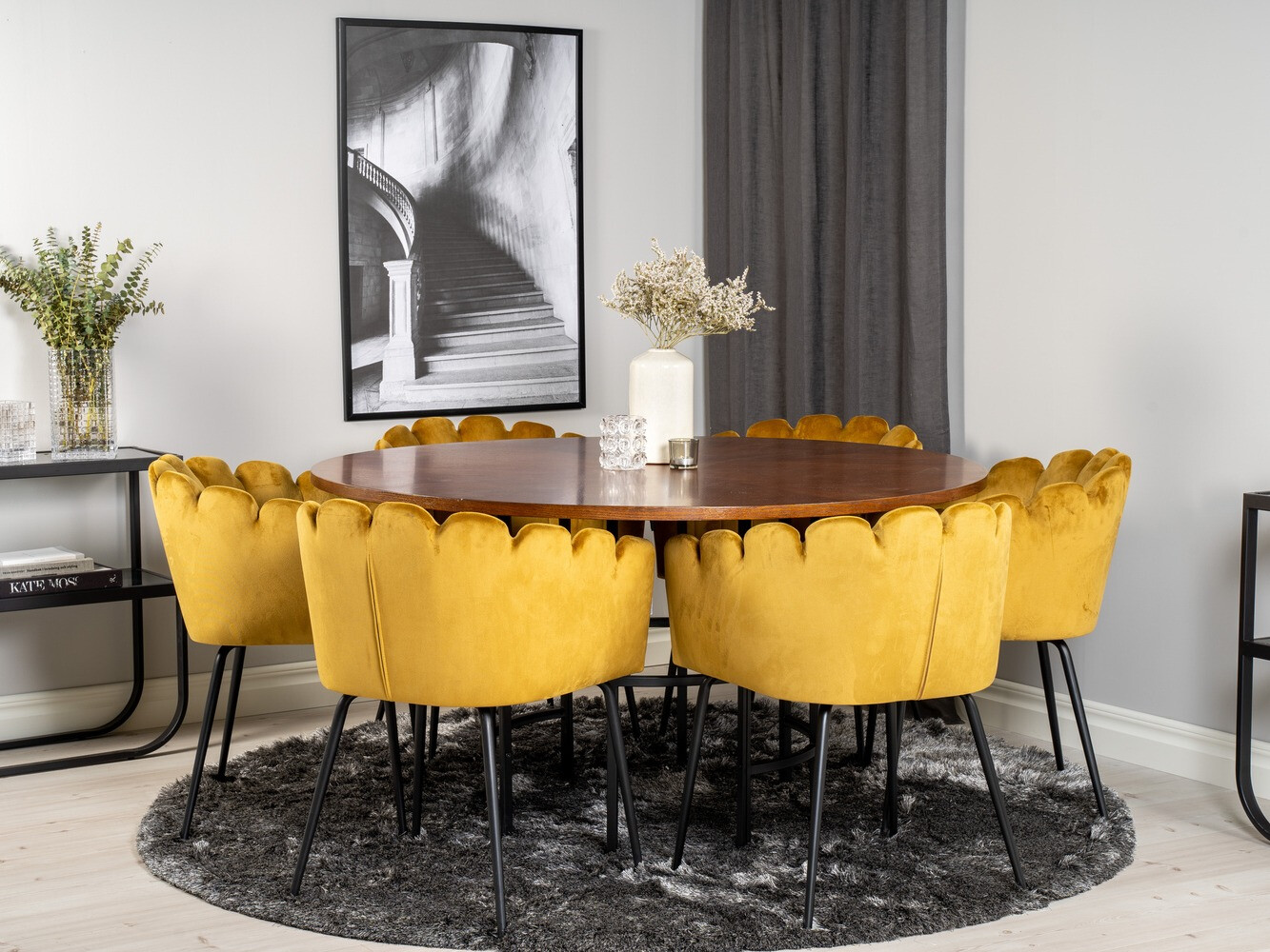 Dining set Dallas 311 (Yellow + Black)