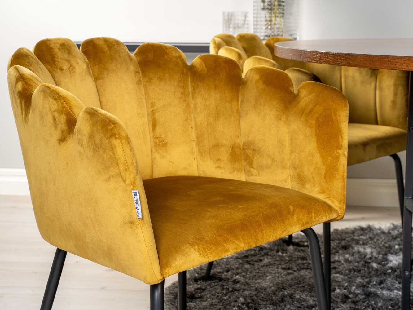 Dining set Dallas 311 (Yellow + Black)