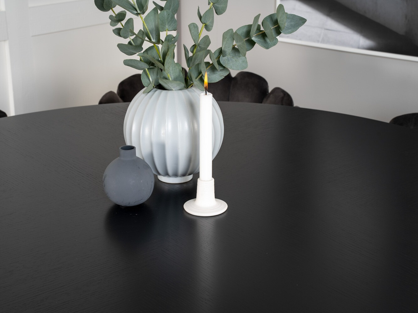 Dining set Dallas 312 (Grey + Black)
