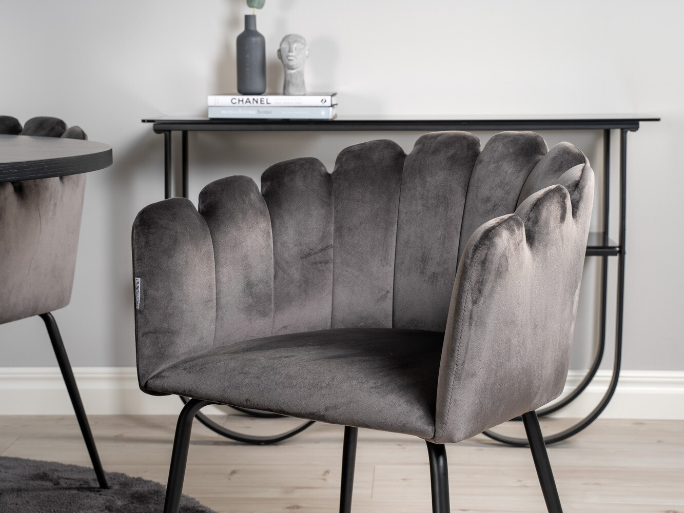 Dining set Dallas 312 (Grey + Black)