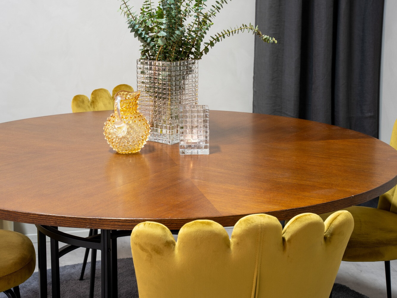 Dining set Dallas 314 (Yellow + Black)
