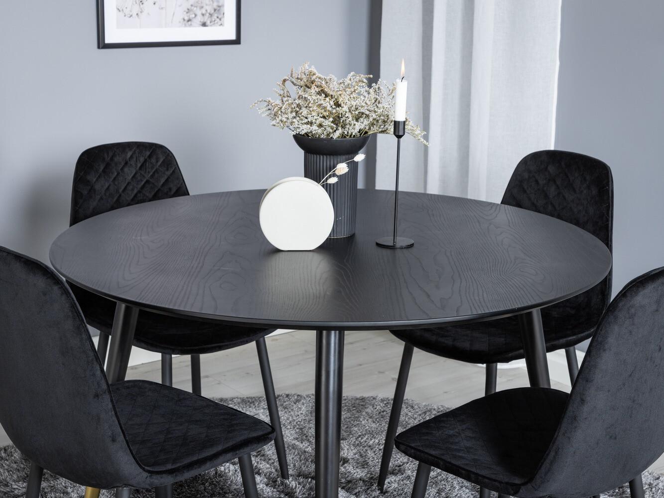 Dining set Dallas 1183 (Black)