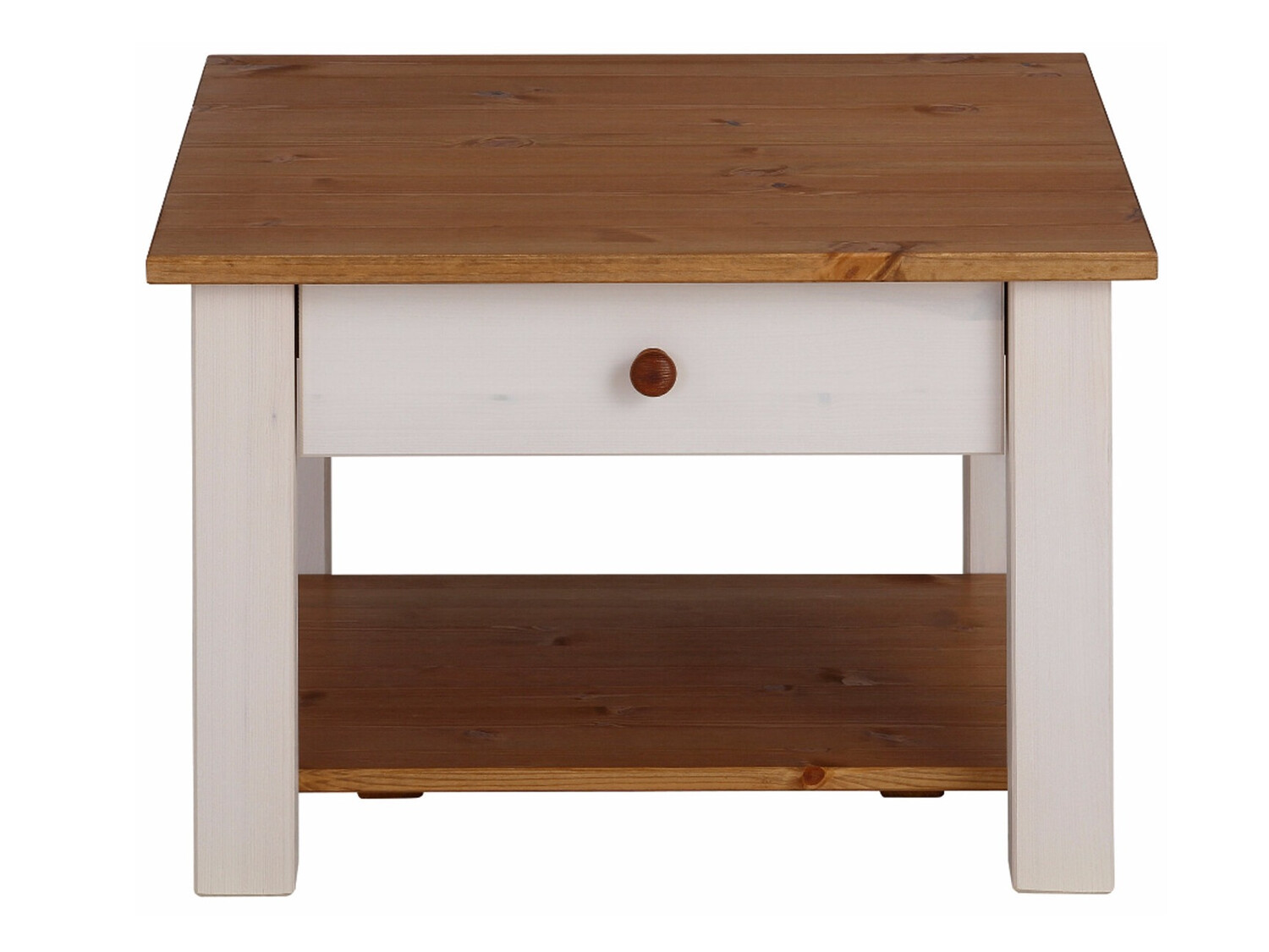 Coffee table Denton 753 (White + Honey oak)