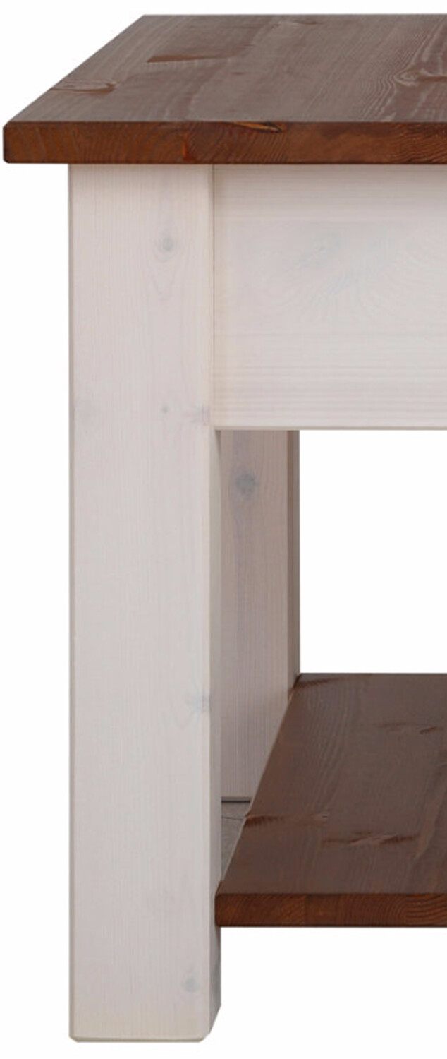 Coffee table Denton 754 (White + Honey oak)