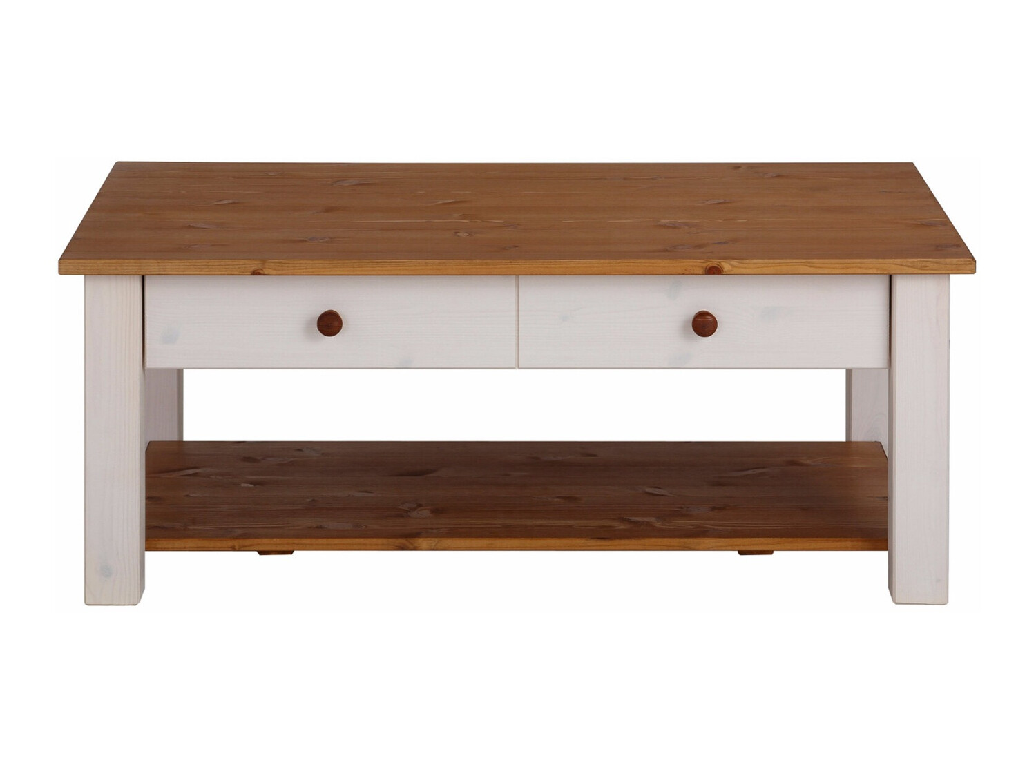 Coffee table Denton 754 (White + Honey oak)