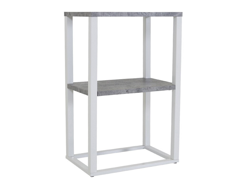 Βοηθητικό τραπεζάκι Dallas 3219 (Άσπρο + Σκυρόδεμα)