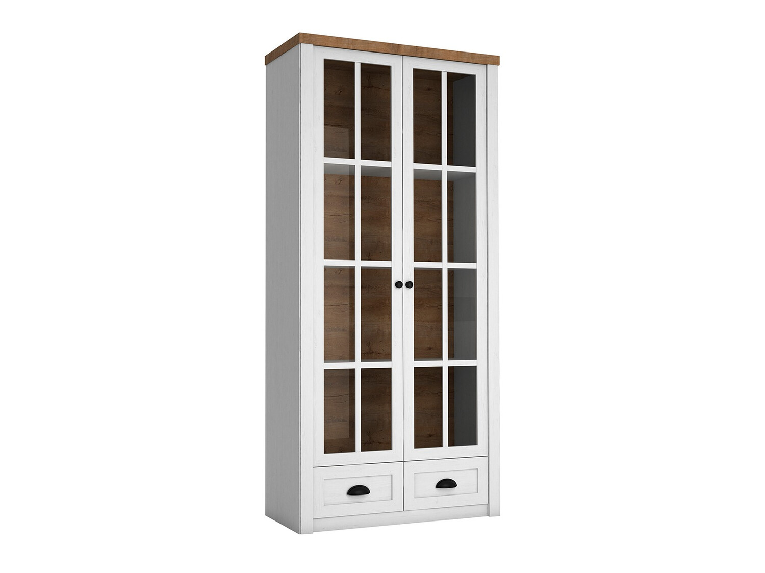 Bookcase Ferdore 146 (Lefkas oak + Anderson pine)
