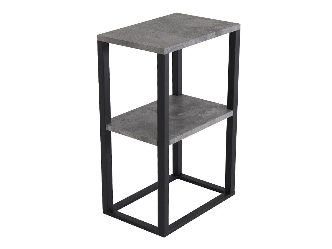 Side table Dallas 3219 (Black + Concrete)