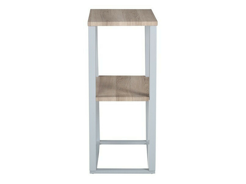 Side table Dallas 3219 (Grey + Light brown)