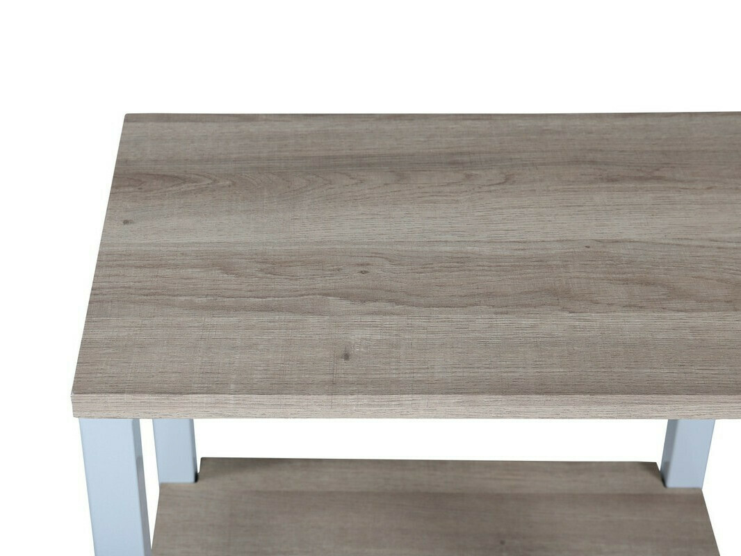Side table Dallas 3219 (Grey + Light brown)