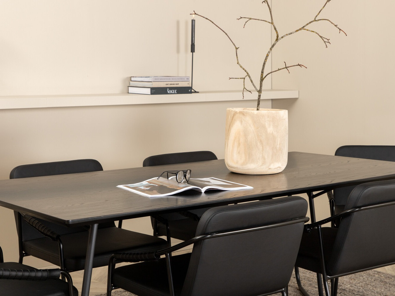 Dining set Dallas 2720 (Black)